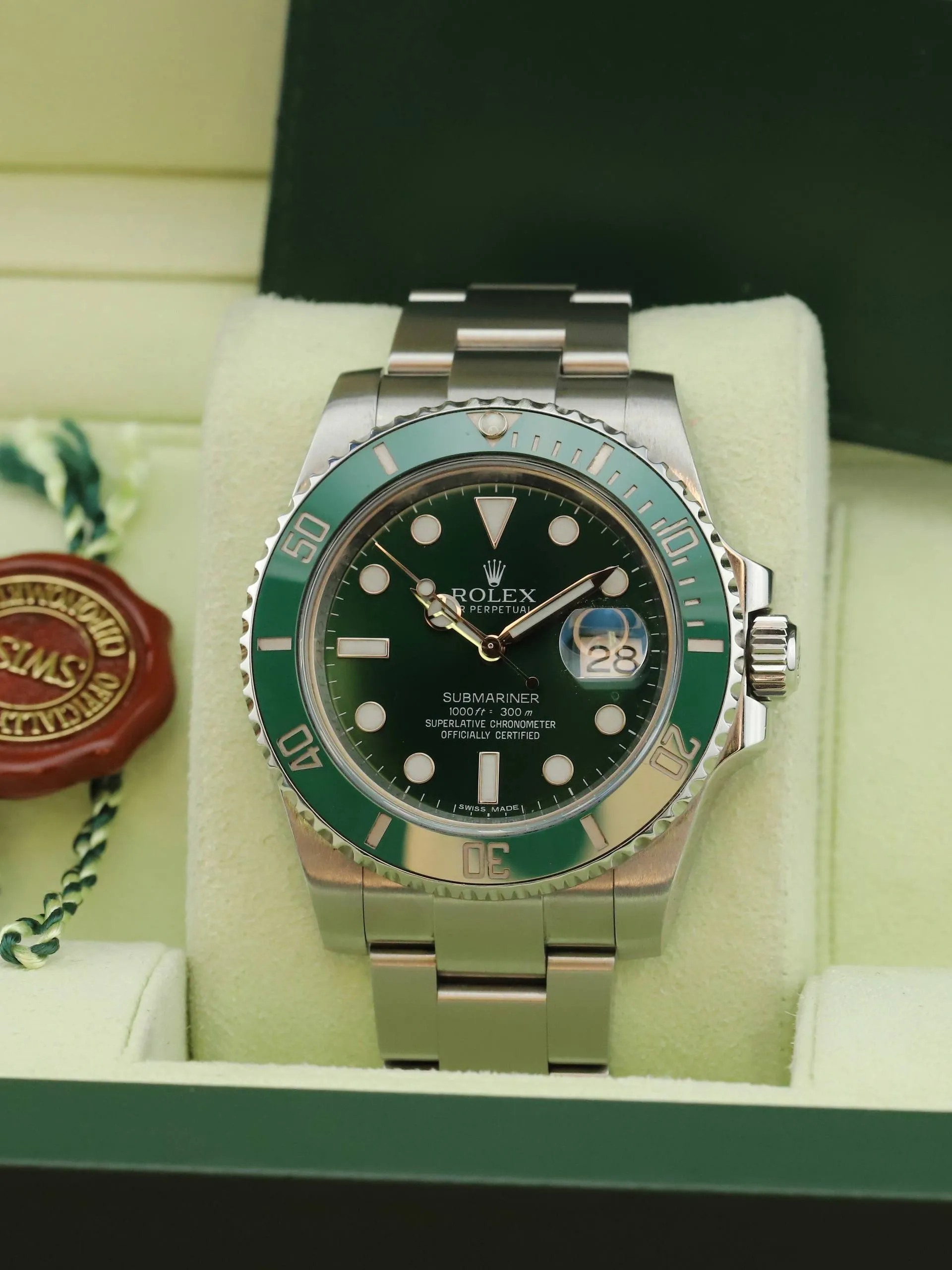 Rolex Submariner 116610LV Hulk foto 2